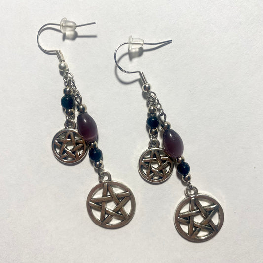 Pentacle Earrings